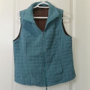 Nomadic Traders Blue Quilted Women's Vest